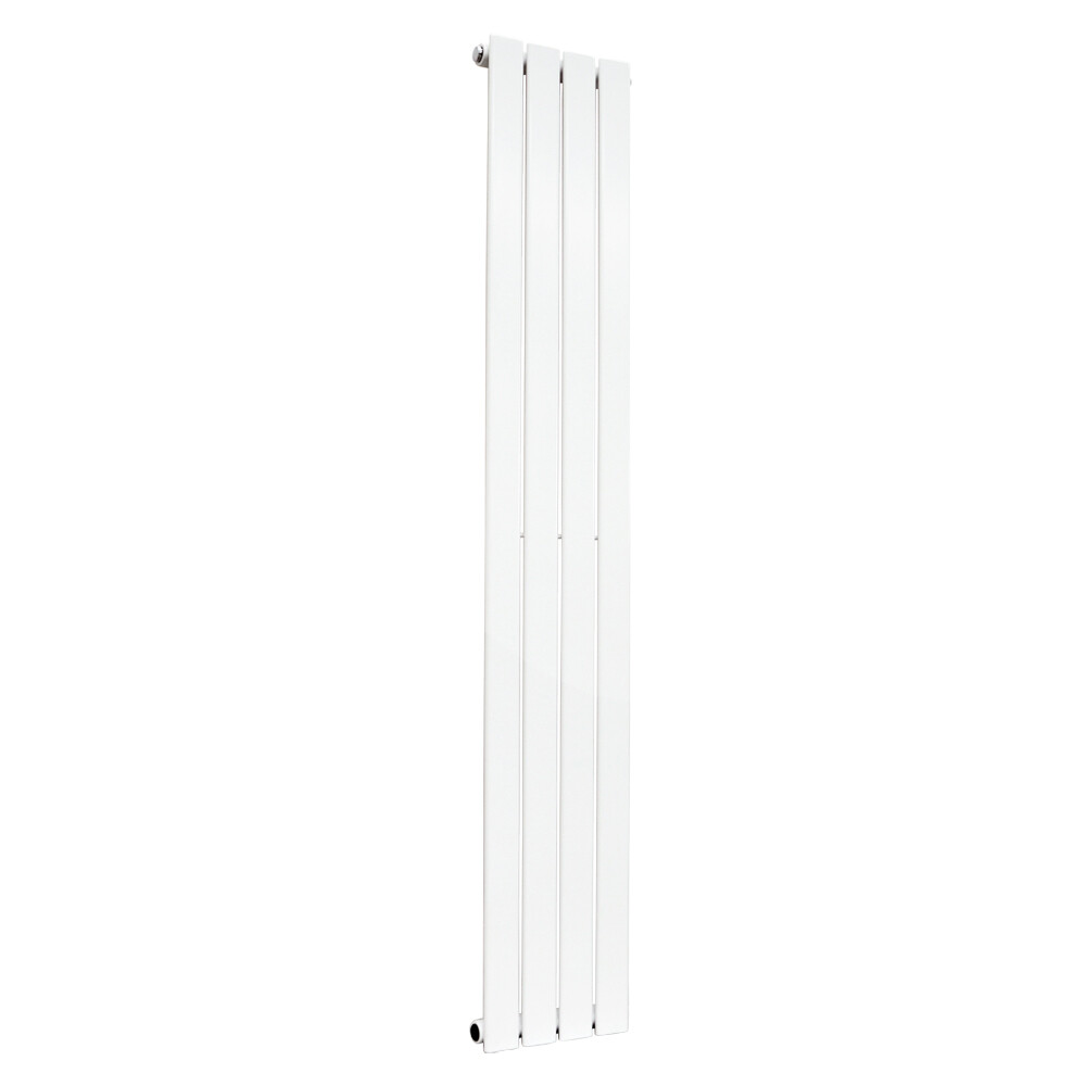 Vertical Designer Radiator Flat Panel Modern Heating Single White 1600 x 274mm