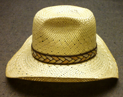 Cowboy Hat - Resistol StageCoach Straw Western Band w  display picture 1