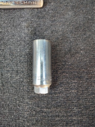 Vintage Craftsman 3/8" Ratchet w/Oil Port 13/16" Spark Plug Socket -V- USA Made - Picture 4 of 13