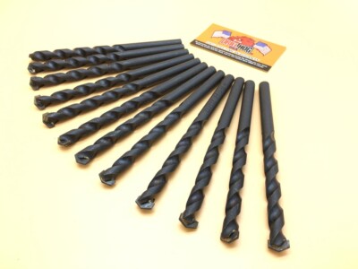 1/2 Masonry Bit 1/2 CARBIDE Tip Masonry Bit 12 PK Lifetime Warranty Drill Hog  