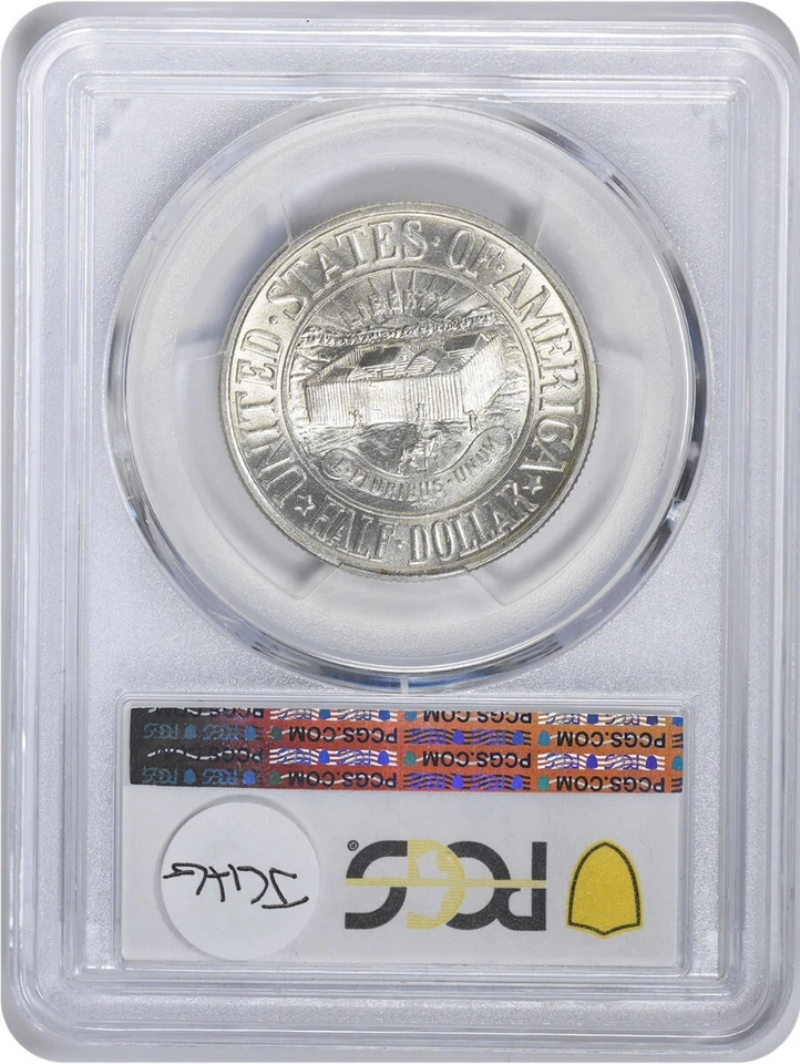 York Commemorative Silver Half Dollar 1936 MS65 PCGS - Image 2 of 2