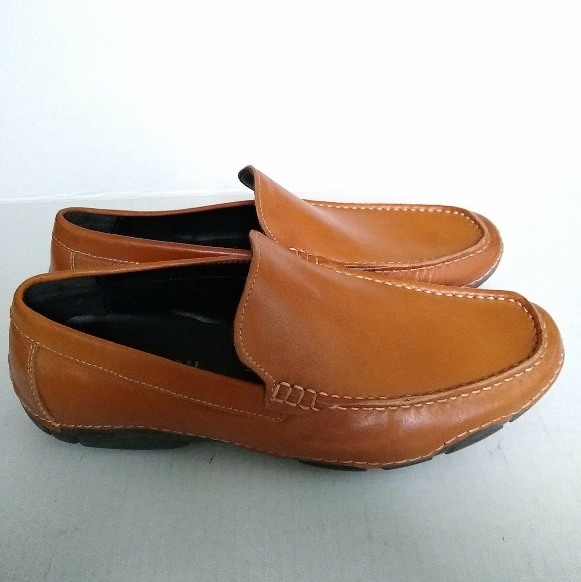 Kenneth Cole Reaction TOURNAMENT Mens SZ 8.0 M Brown Leather  display picture 3