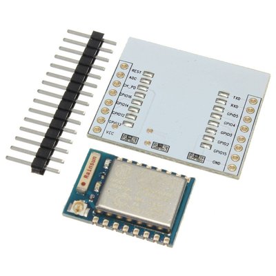 ESP8266 Esp-07 Remote Serial Port WIFI Module with IO adapter plate Expansion