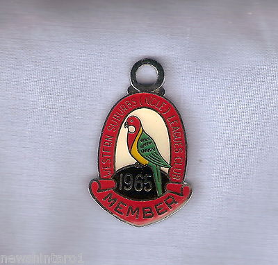 #D224. WESTERN SUB.  NEWCASTLE  RUGBY LEAGUE CLUB  MEMBER  BADGE  1965  #129