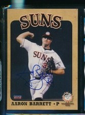 2012 Choice #2 Aaron Barrett Hagerstown Suns Signed Autograph (OO43) SWSW