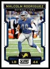 2023 Panini Score #88 Malcolm Rodriguez    Detroit Lions