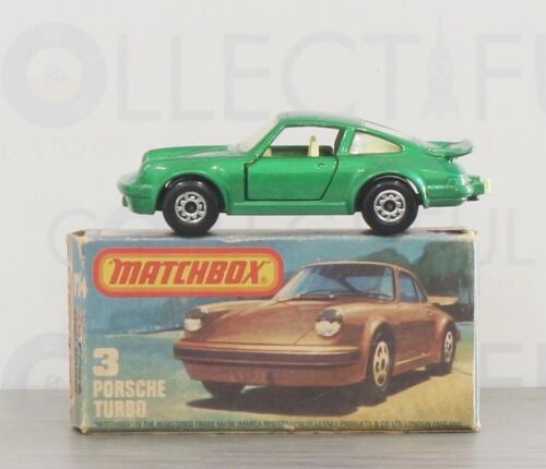 MATCHBOX SUPERFAST - 1978 #3 PORSCHE TURBO - CREAM INTERIOR *BEAUTY* MIB🔥
