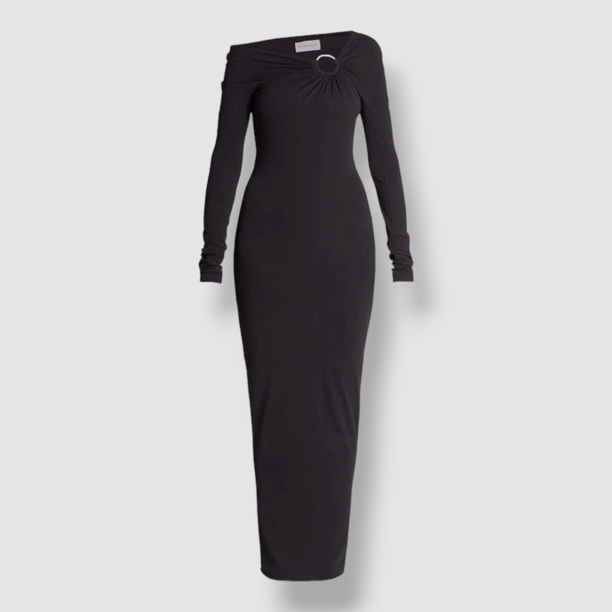 alexandre vauthier off the shoulder dresses $2375 ALEXANDRE VAUTHIER Women's Black Off-Shoulder Long Dress Size 42