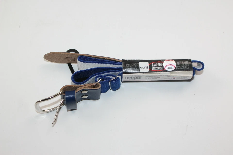 Cinturón Franklin Béisbol/Softbol Ajustable Elástico 22"-42" 1.25" W Azul Nuevo con Etiquetas Foto 2 de 3