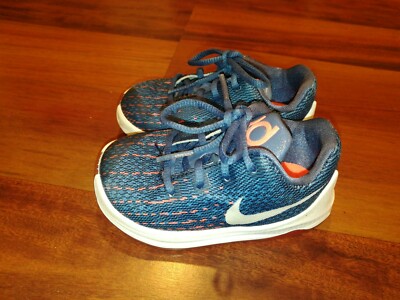 NIKE KD Kevin Durant 768869-414 Toddler Athletic Shoes Blue