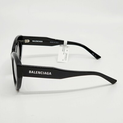 ?BALENCIAGA BB0073S Cat Eye Sunglasses 001 Shiny Black  display picture 2