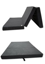 Faltmatratze Klappmatratze klappbar Gästematratze Reisematratze 80x200 grau