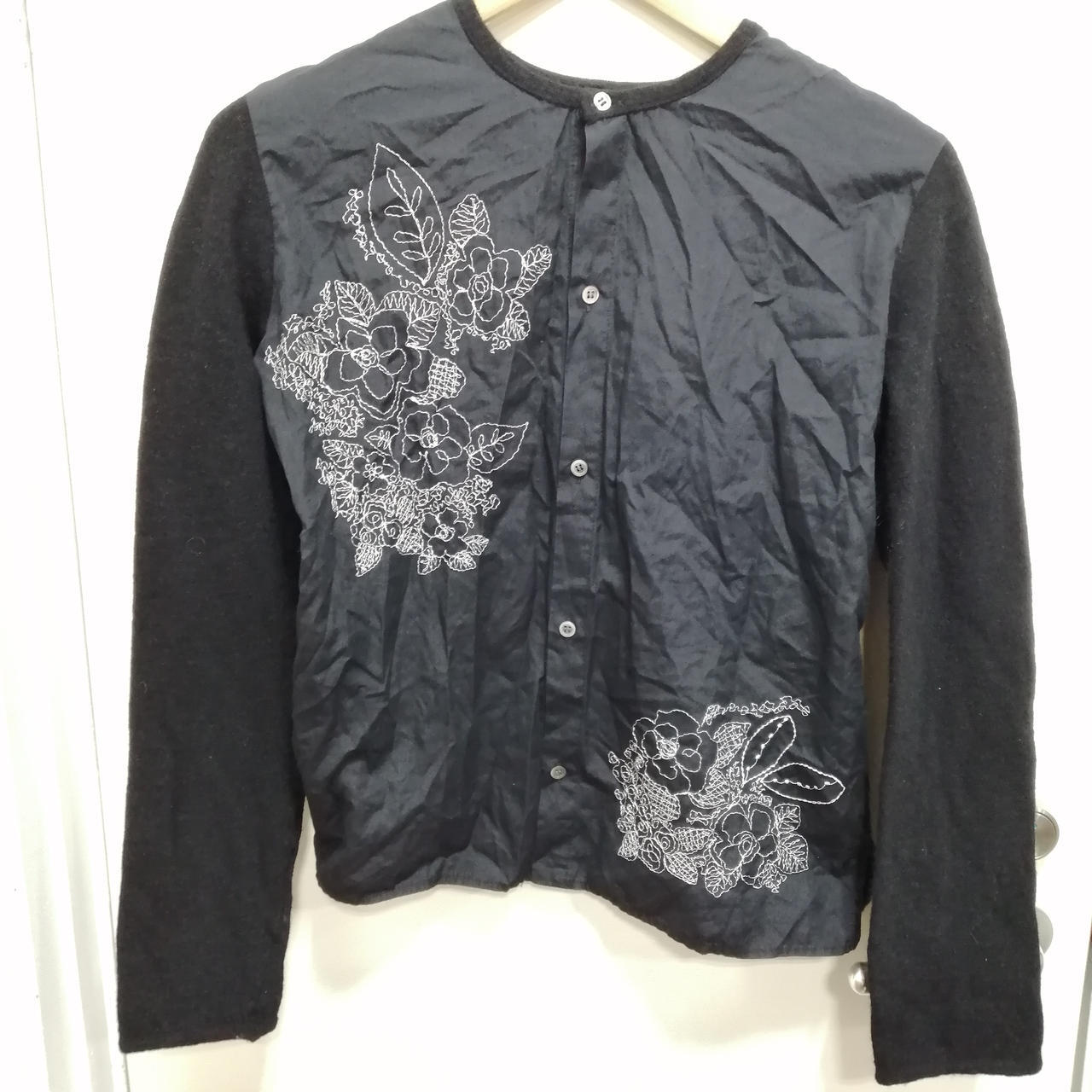 SAINT LAURENT Top a maniche nere Yohji Yamamoto Y'S L taglia L