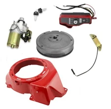 Starter Motor Key Box Flywheel Electric Start Kit Fits GX390 13 HP Honda Shroud