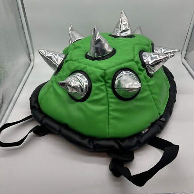 Boys Spiked Shell Backpack Bioworld Bio Domes Koopa Green Spikey
