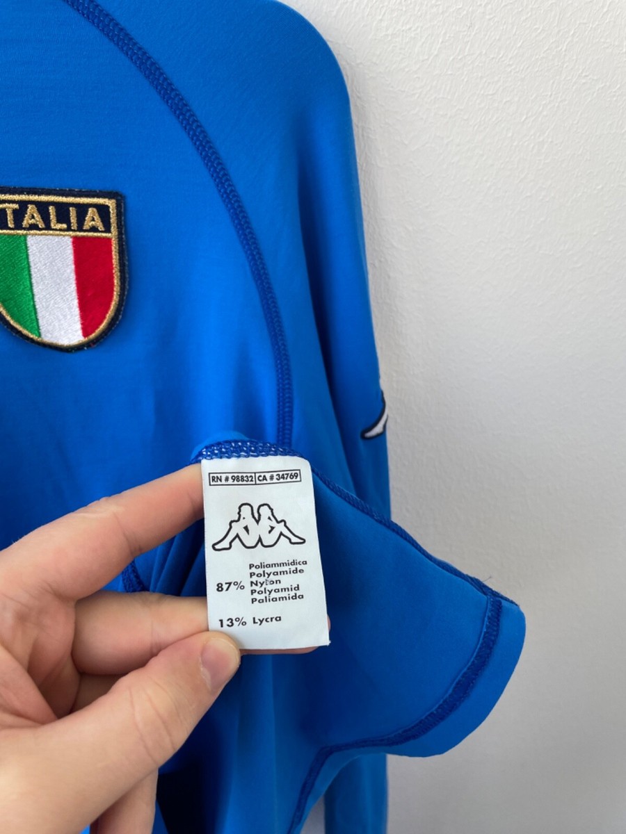 ITALY NATIONAL TEAM 2000/2001 FOOTBALL SHIRT JERSEY MAGLIA HOME