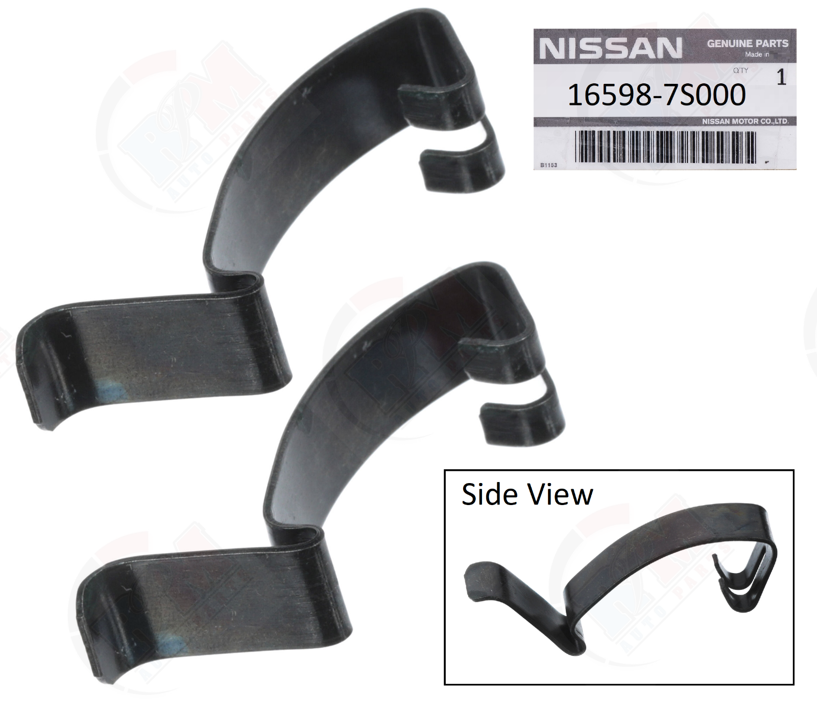 GENUINE Air Filter Filter Box Clip 2PK for Nissan Armada Maxima ...