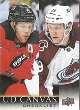 2018-19 UPPER DECK SERIES 1 CANVAS U-PICK FROM LIST  COMBINED SHIPPING