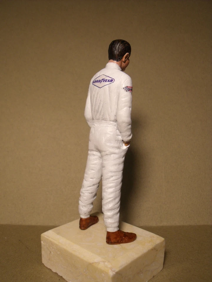 1/18 FIGURE DENNY HULME VROOM PAINTED FOR GP REPLICAS SPARK SHELBY EXOTO GMP - Image 4 of 4