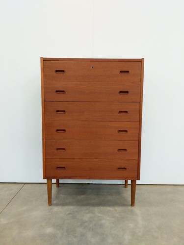 Vintage Danish Mid Century Modern Teak Dresser