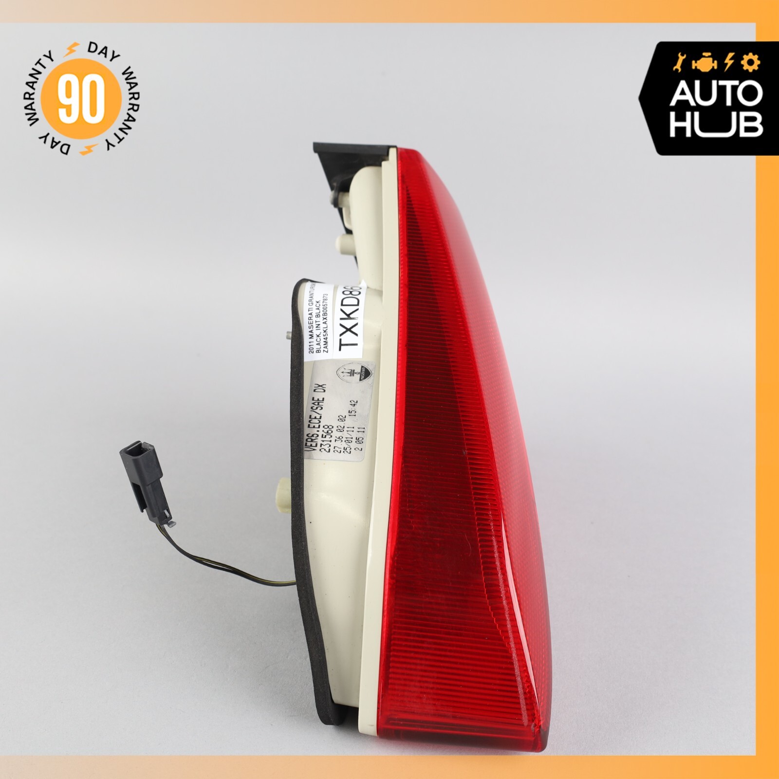 08-12 Maserati GranTurismo S M145 Right Passenger Side Inner Tail Light Lamp OEM