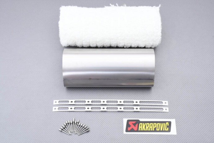 Rénover un silencieux abîmé avec l'enveloppe Akrapovic P-RK95ZT30 titane anti-vibration