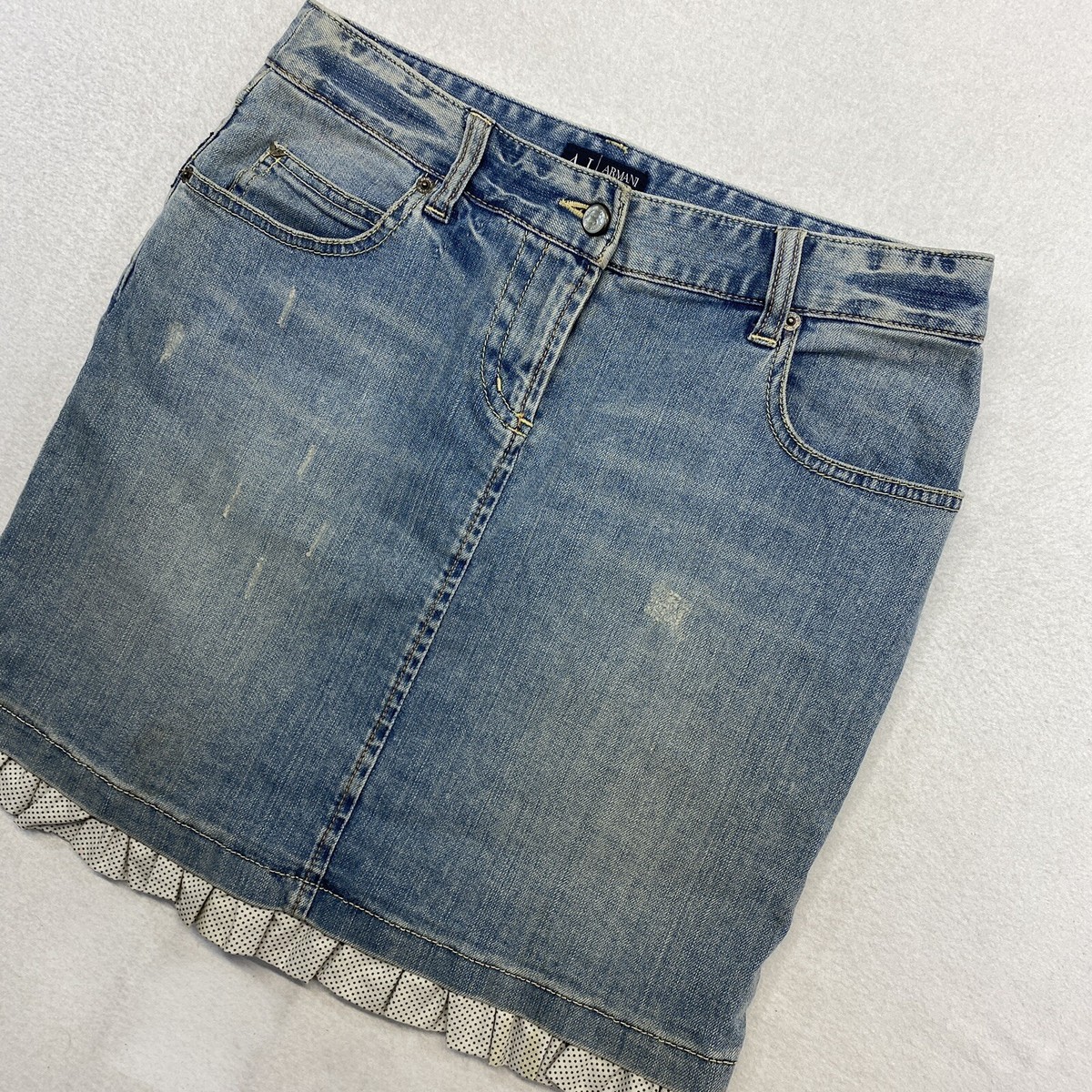 スカート EMPORIO ARMANI Woman Skirt Blue EW000756AF12438 FB057 17937436_38093413_600.jpg