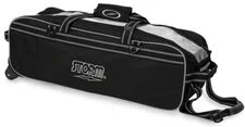 Storm Tournament 3-Ball Tote Bowling Bag Black - Brand New - Free Ship!