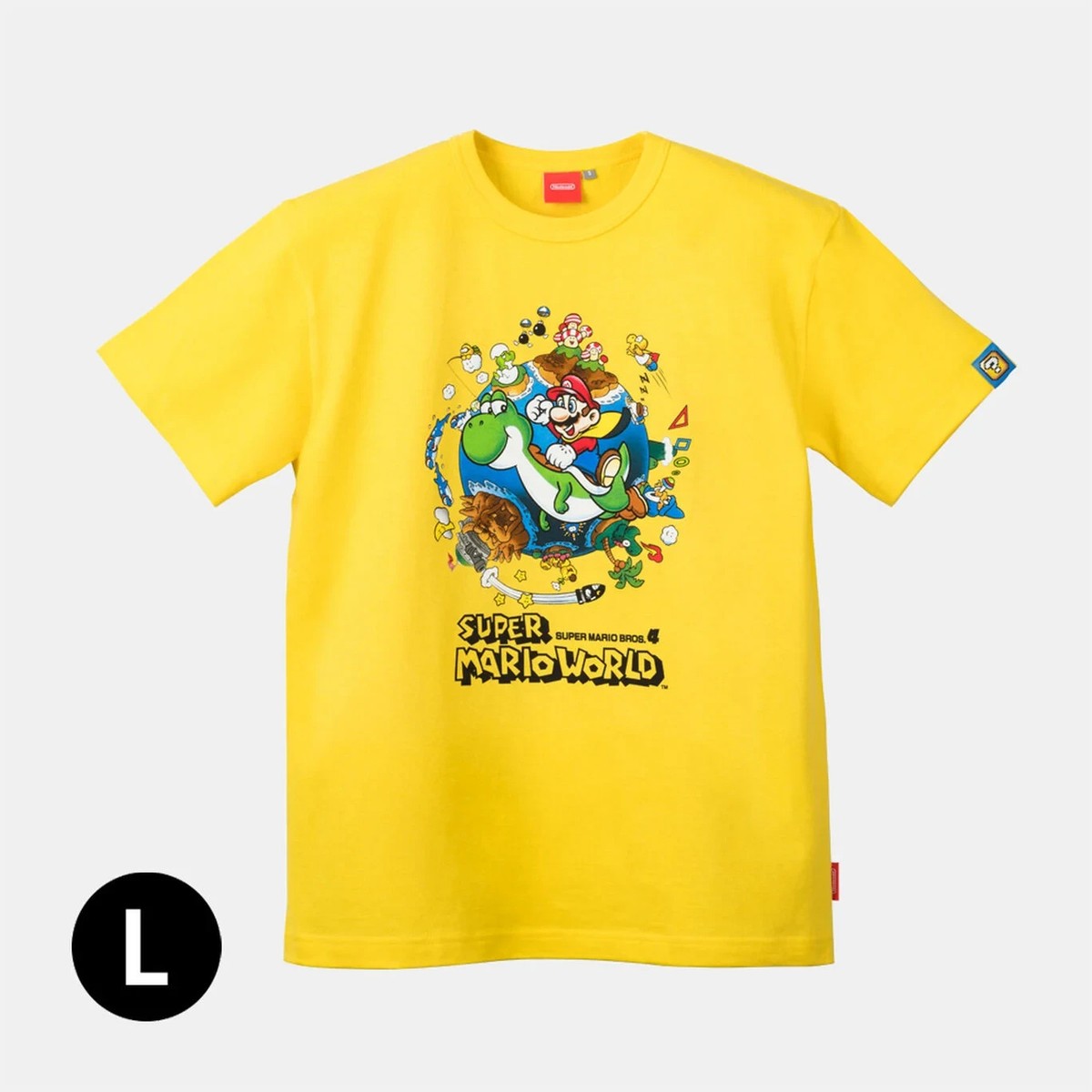 Nintendo TOKYO Exclusive Super Mario World T-Shirt Retro Package
