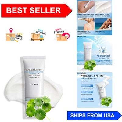 Centella Sunscreen SPF 50 PA++++: Lightweight, Hydrating & Water-Resistant Serum