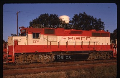 Original Dia SLSF #665 EMD GP38-2 Frisco Amory MS 1972
