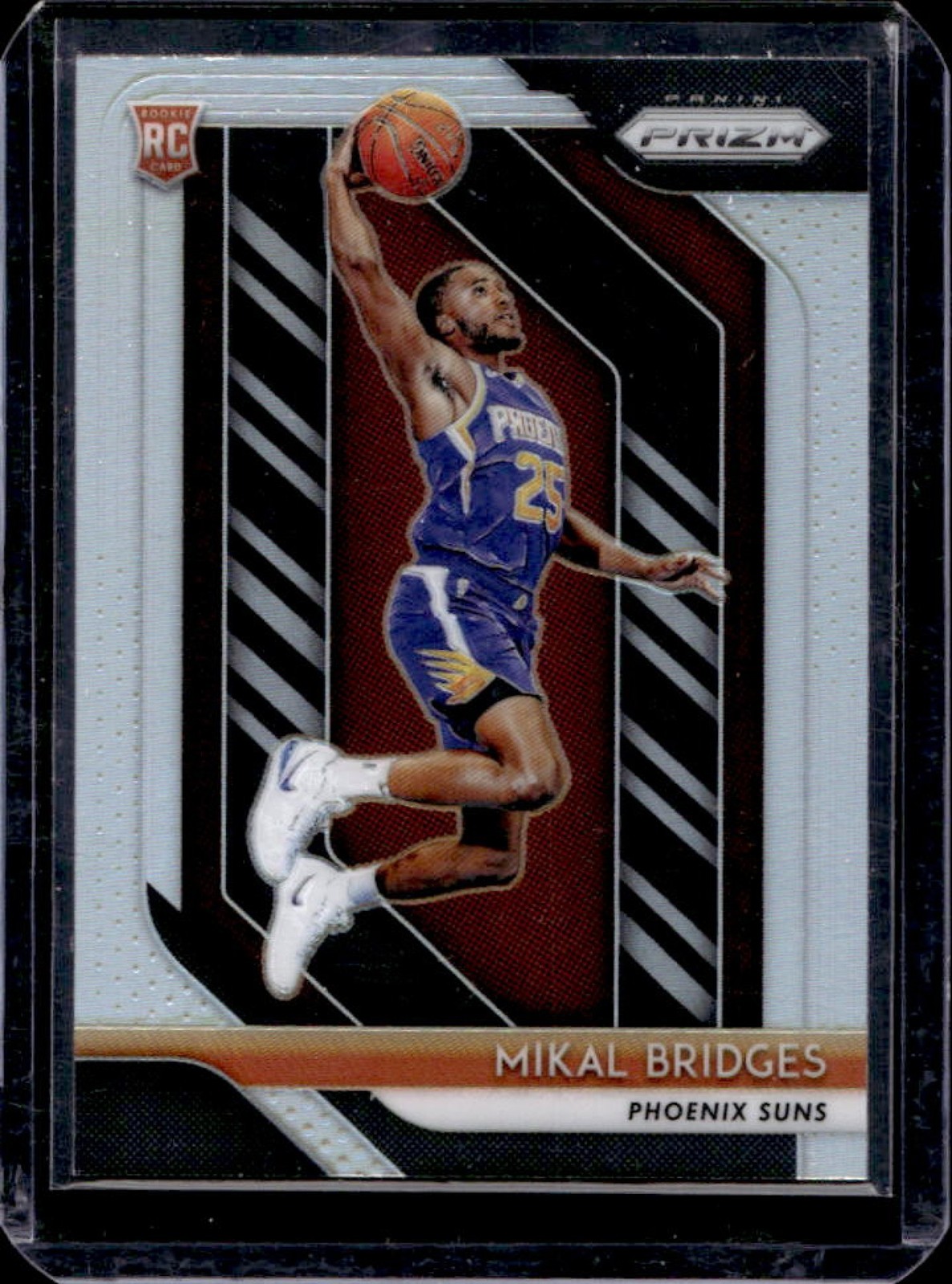 2018-19 Panini Prizm Mikal Bridges RC Prizm Silver Rookie #289 Suns