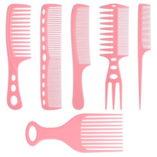 12 Pcs Professional Hair Comb Set Rat Tail Wide Fine Tooth Combs Professional Co