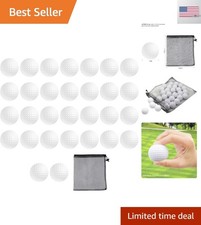 40 Pack Foam Golf Practice Balls - Realistic Feel and Limited Flight Training...