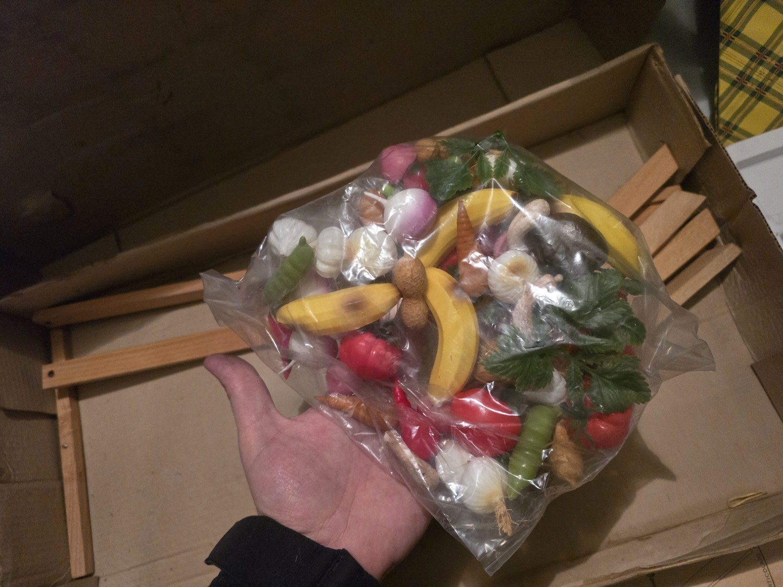 Vecchio Giocattolo Vintage Per Bambini - Il Fruttivendolo - Vintage foto 4
