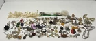 Huge Vintage Costume Jewelry Lot Bracelets, Earrings  Pins & Necklaces