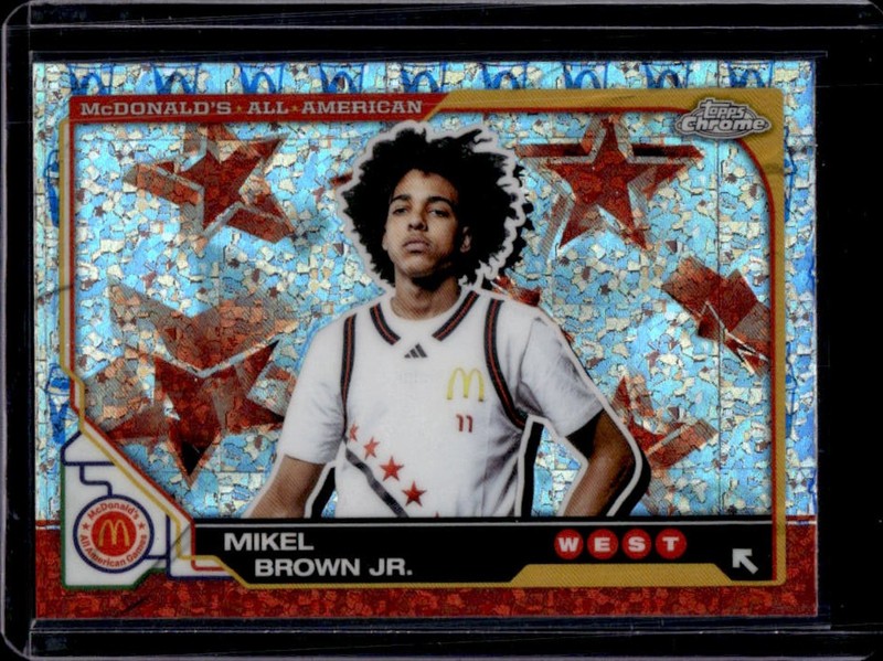 2025 Topps Chrome McDonald's All-American Mikel Brown Jr. McFlurry Refractor #47