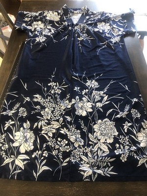 Anthony Richards Size 1X House Dress Muumuu Floral 