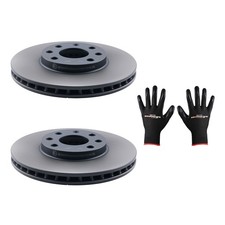 Image of Front Brake Discs Left + Right for Opel Astra G F70 T98 98-2005 90497879 41.1mm