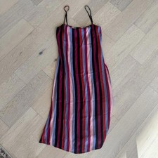 Reformation Striped Slip Dress M