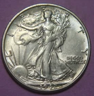 1942-S Liberty Walking Silver Half Dollar - 50C - No Reserve!