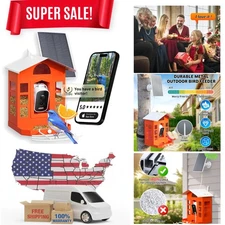 Smart Bird Feeder with Camera, 2.4GHz WiFi Watching 2K Camera AI Identifies