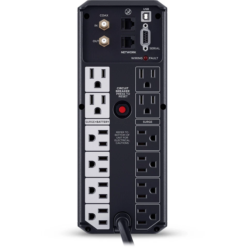 CyberPower CP1500AVRLCD3-R 1500VA/900W Mini Tower UPS - Certified Refurbished - Image 4 of 4