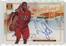 2022 Panini Impeccable Illustrious Ink Holo Gold 1/10 Jamal Crawford Auto 16b5