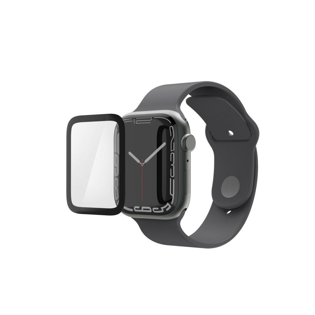 Protège-écran Super Hybrid Apple Watch SE 3rd Gen 45mm évite rayures et bulles