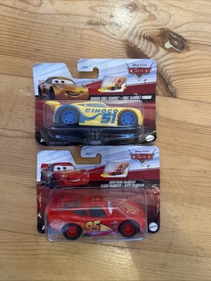 Disney Pixar Cars Mattel Auto Doppelpack Lightning McQUEEN & Dinaco Cruz Ramirez