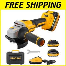 Cordless Angle Grinder 5" 9600 RPM Brushless Power Tool