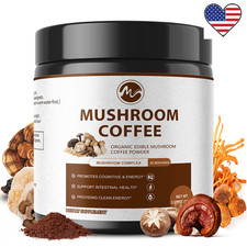 Mushroom Coffee Instant Mushroom Coffee Powder Brain 28 Servings