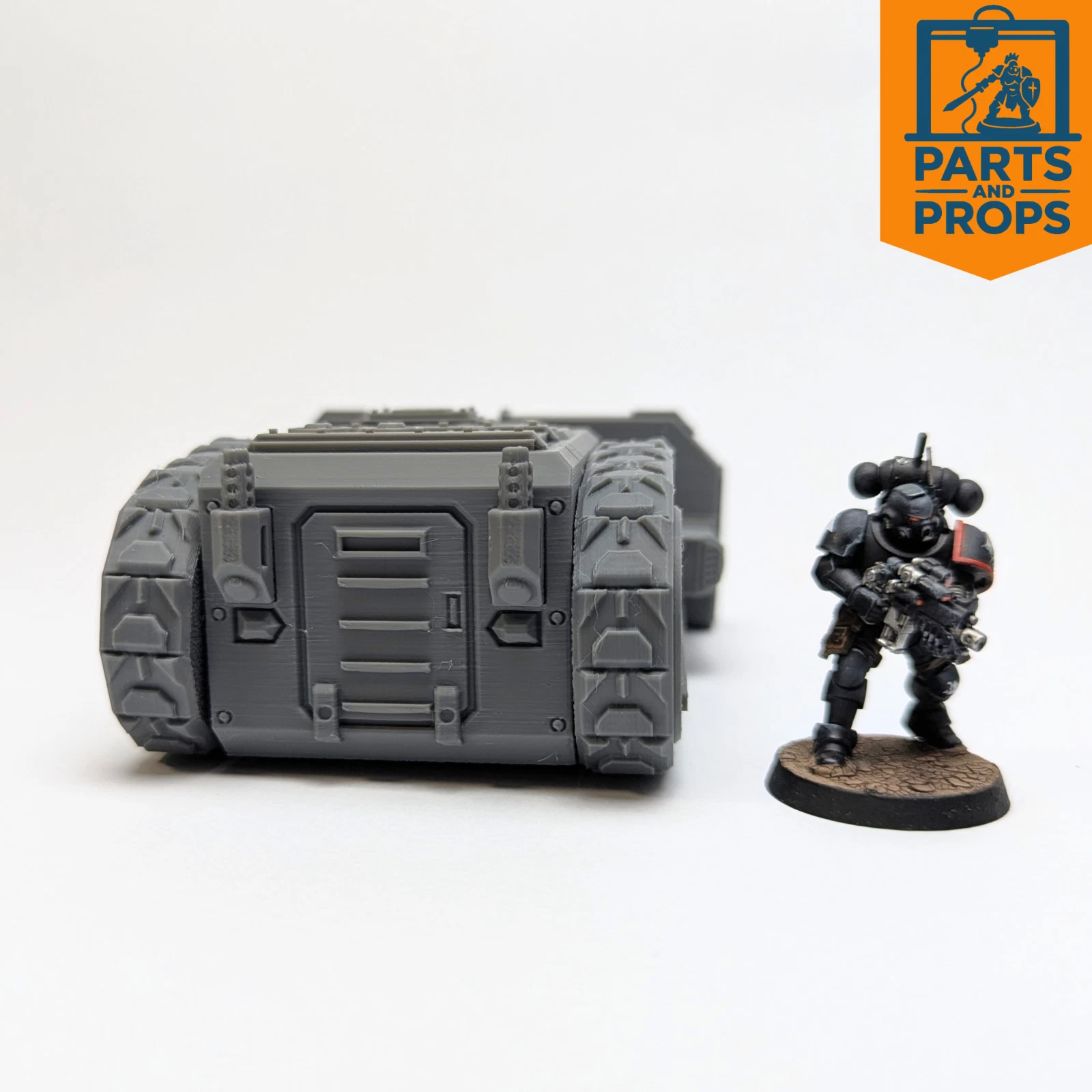 Imperial Marine Tank Demolisher for Grimdark Scifi 28mm Tabletop Wargaming - photo 4
