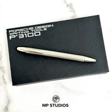 Porsche Design Tec Flex P3100 Braided Weave Ballpoint Pen Collectors Gift